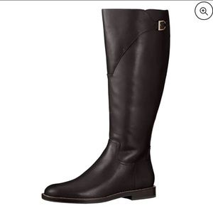 Cole Haan Black Harrington Knee High Riding Boot